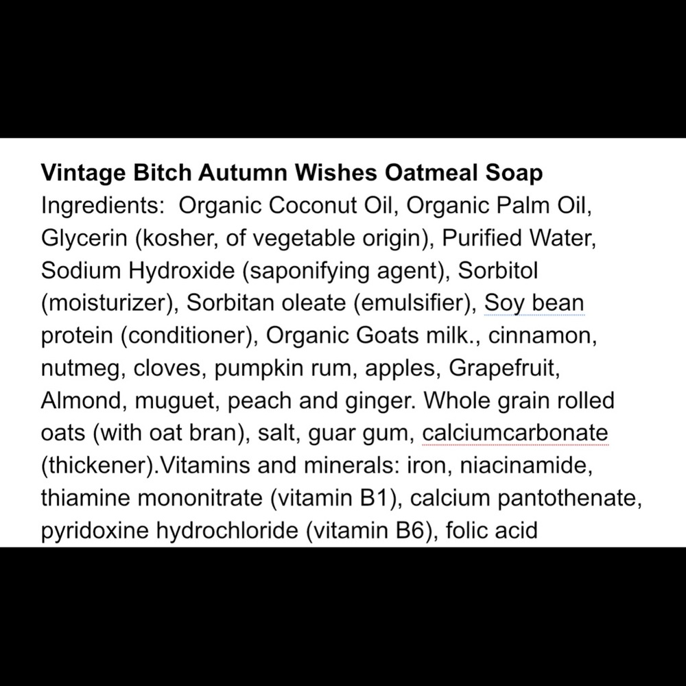 VBG Autumn Wishes Organic Shea Butter Oatmeal Handmade Soap PRICE FIRM - Picture 14 of 16